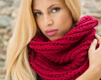 The Mariam Cowl Easy Beginner Winter Chunky Crochet Ladies Neck Warmer Pattern PDF Camel Stitch DIY