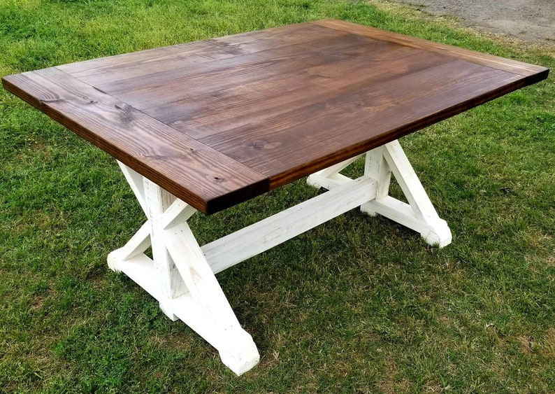Farmhouse Dining Table TEXAS DELIVERY/Pick Up ONLY. No Etsy