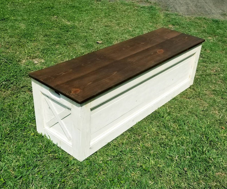 rustic toy bin