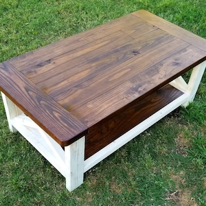 Farmhouse Coffee Table (TEXAS DELIVERY/Pick Up ONLY. No Shipping.)