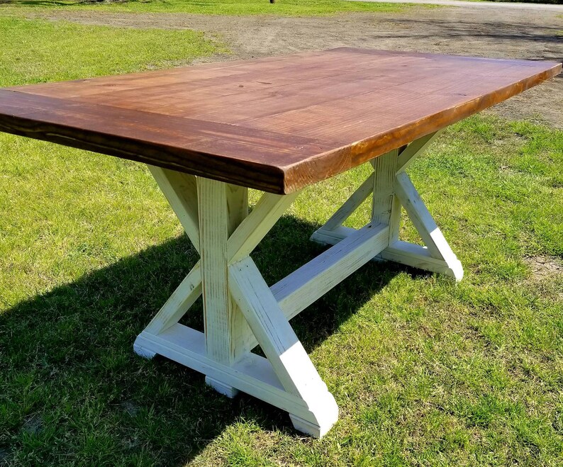 Farmhouse Dining Table TEXAS DELIVERY/Pick Up ONLY. No Etsy
