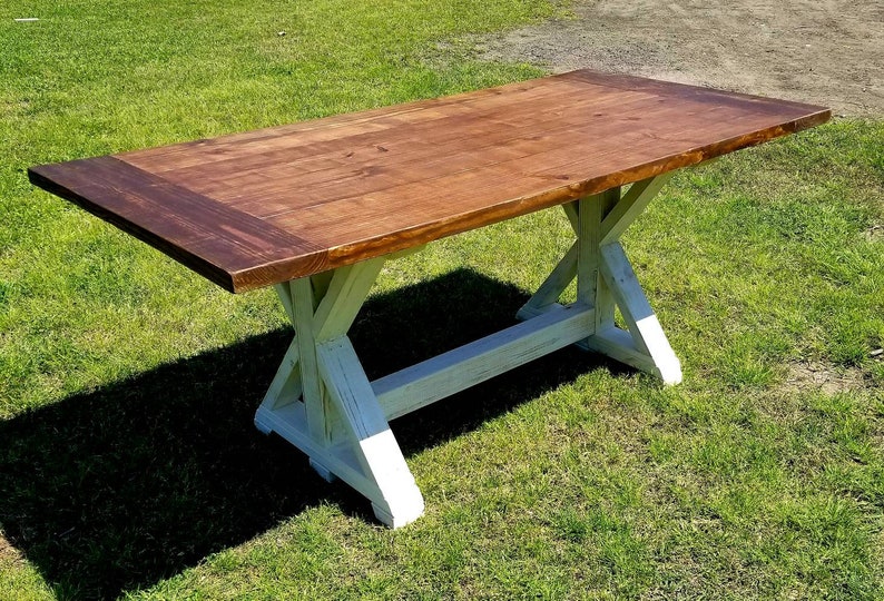 Farmhouse Dining Table TEXAS DELIVERY/Pick Up ONLY. No Etsy