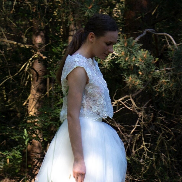 Ivory 3d Lace Tara