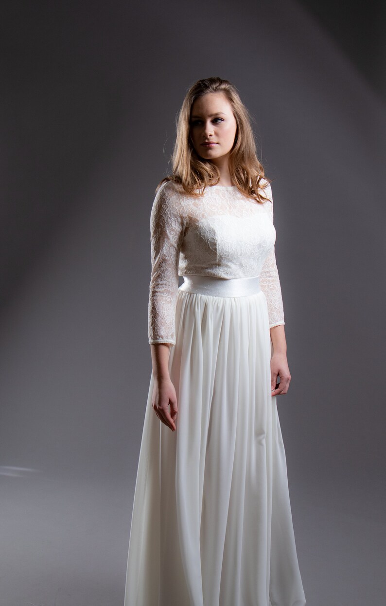 skirt and top bridal