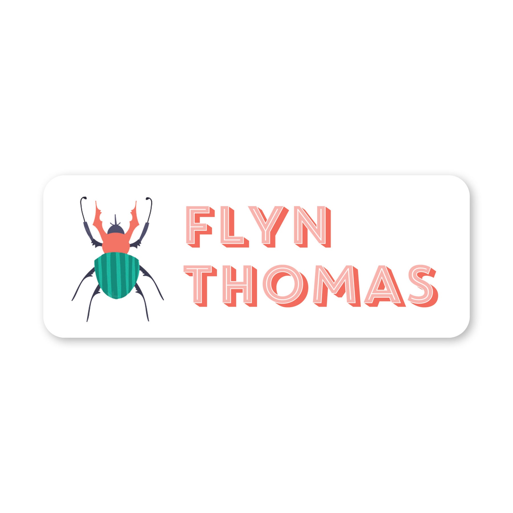 Bugs & Beetles Back to School Weatherproof Vinyl Labels | Children | Classroom | Presents | Adorable | Family | Class | Preschool | MDO
