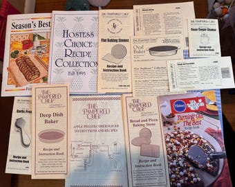 Pampered Chef Cookbook or instruction cards your choice / PC booklets recipes