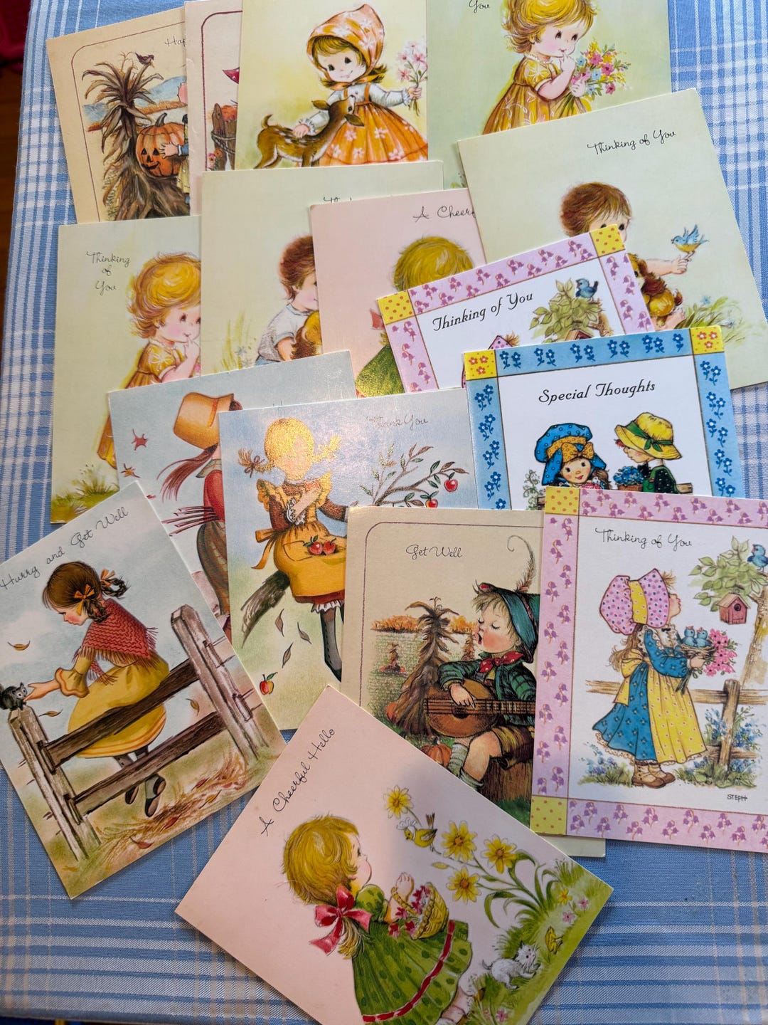 Lot of Vintage Greeting Cards Ephemera / 16 Mixed New Old Stock / Bible ...