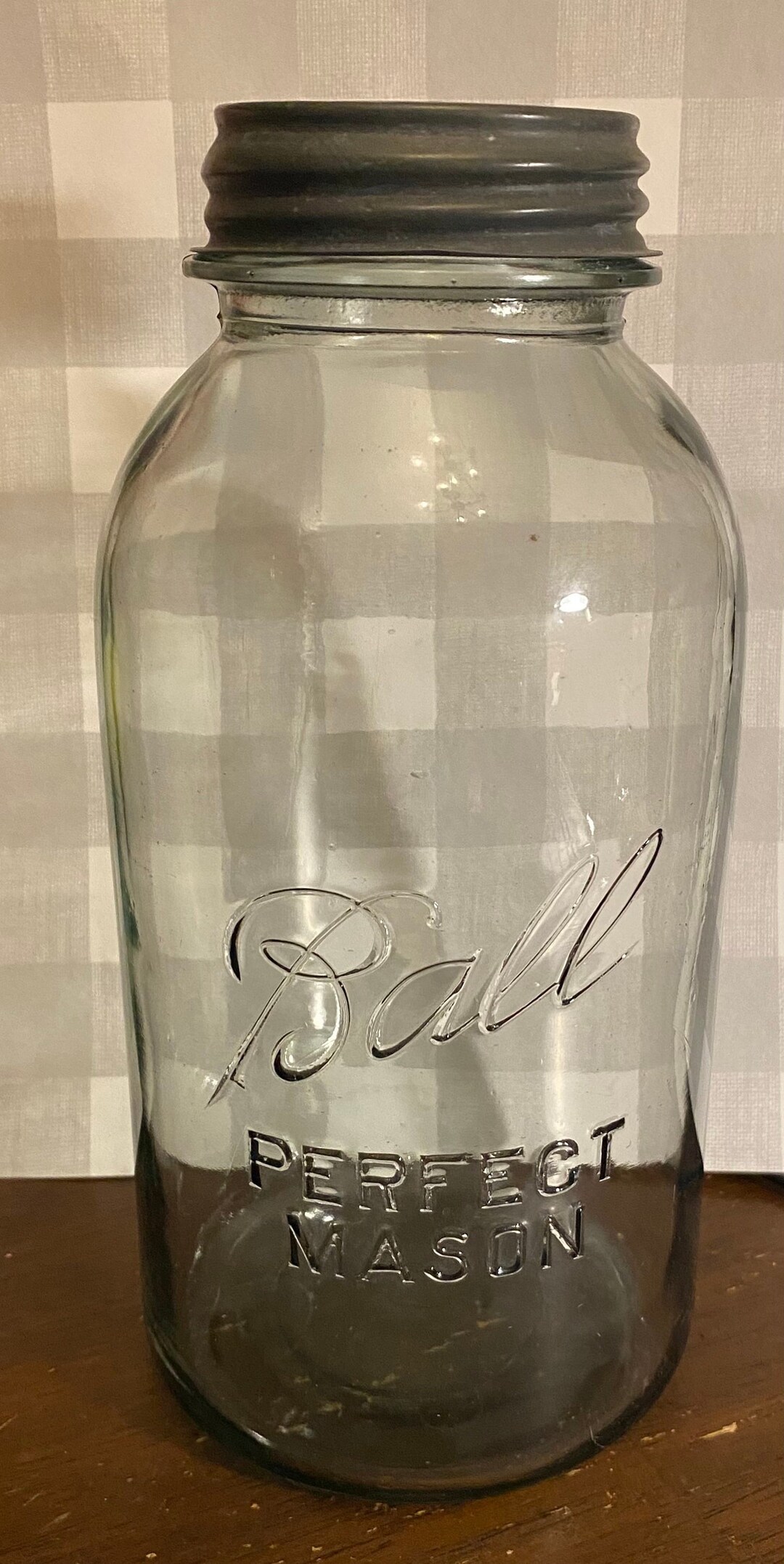 Ball Mason Jar Halfgallon / 192333 / Light Blue / With Zinc Lid