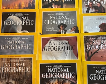 Vintage 1991 National Geographic Magazine - Etsy