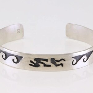 Navajo Handmade Sterling Silver Bracelet