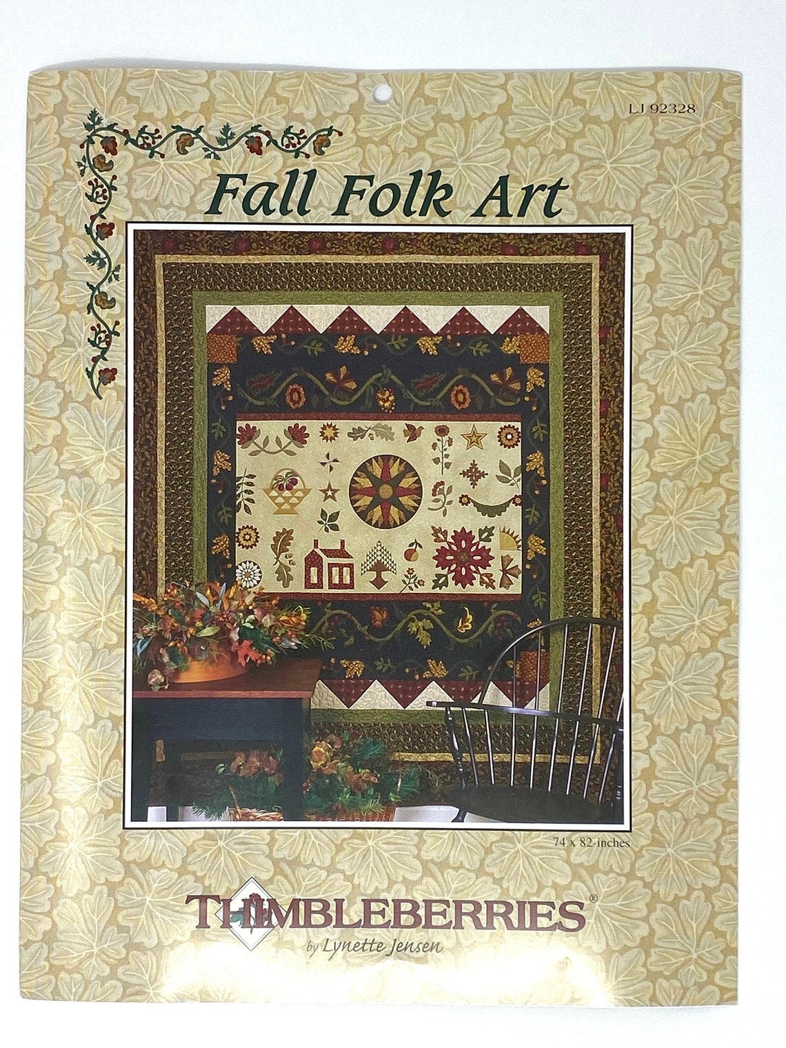 Thimbleberries Quilt Kit Fall Folk Art Autum Fare Fabric Etsy