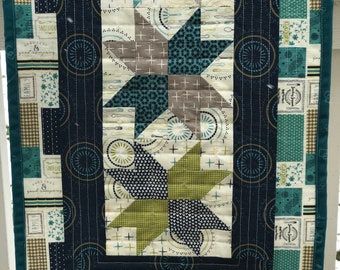 Spring Table Runner - Table Runner - Table Topper - Candle Mat - Quilted Table Runner - Quilted Wall Hanging - Quilted Table Decor