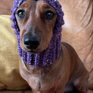 Crochet Pattern for Dachshund Snood