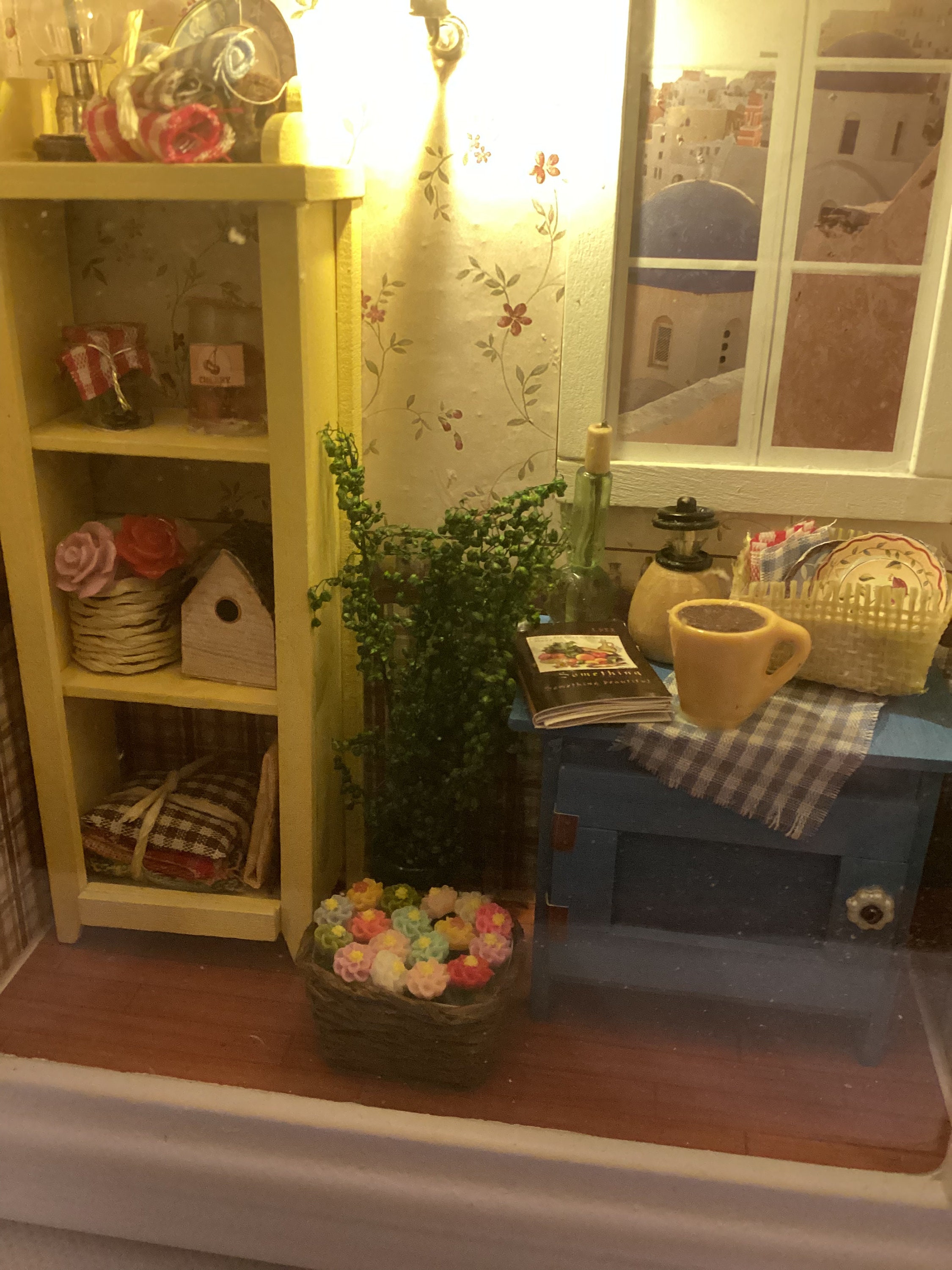 Miniature Shadowbox Sunroom Handmade so Cute Etsy