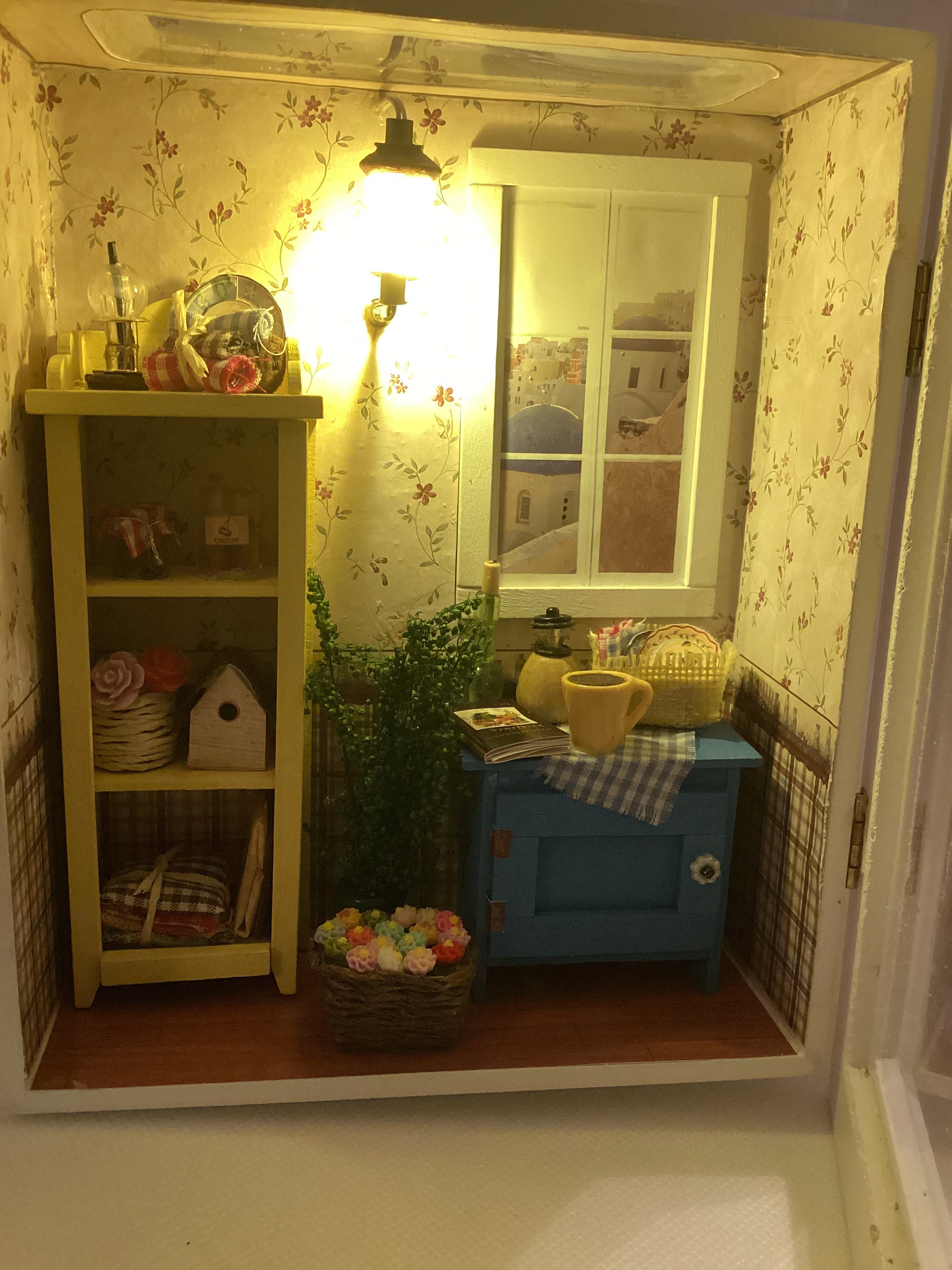 Miniature Shadowbox Sunroom Handmade so Cute Etsy