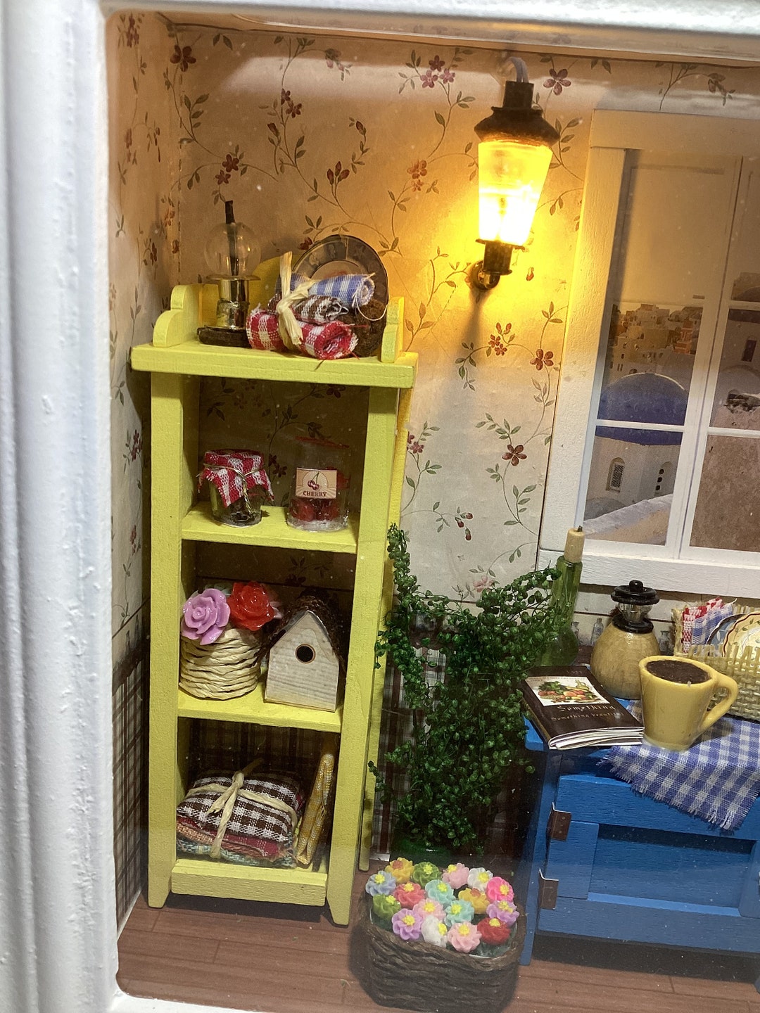 Miniature Shadowbox Sunroom Handmade so Cute Etsy