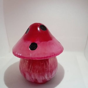 Adorable Mushroom Shaped Jewelry or Candle Holder Resin