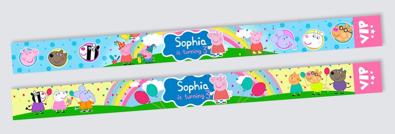 Peppa Pig Party Favors Peppa Pig Party Supplies Peppa Pig Easter Sale 40 Pack Peppa Pig Birthday Wristbands Peppa Pig Birthday Party