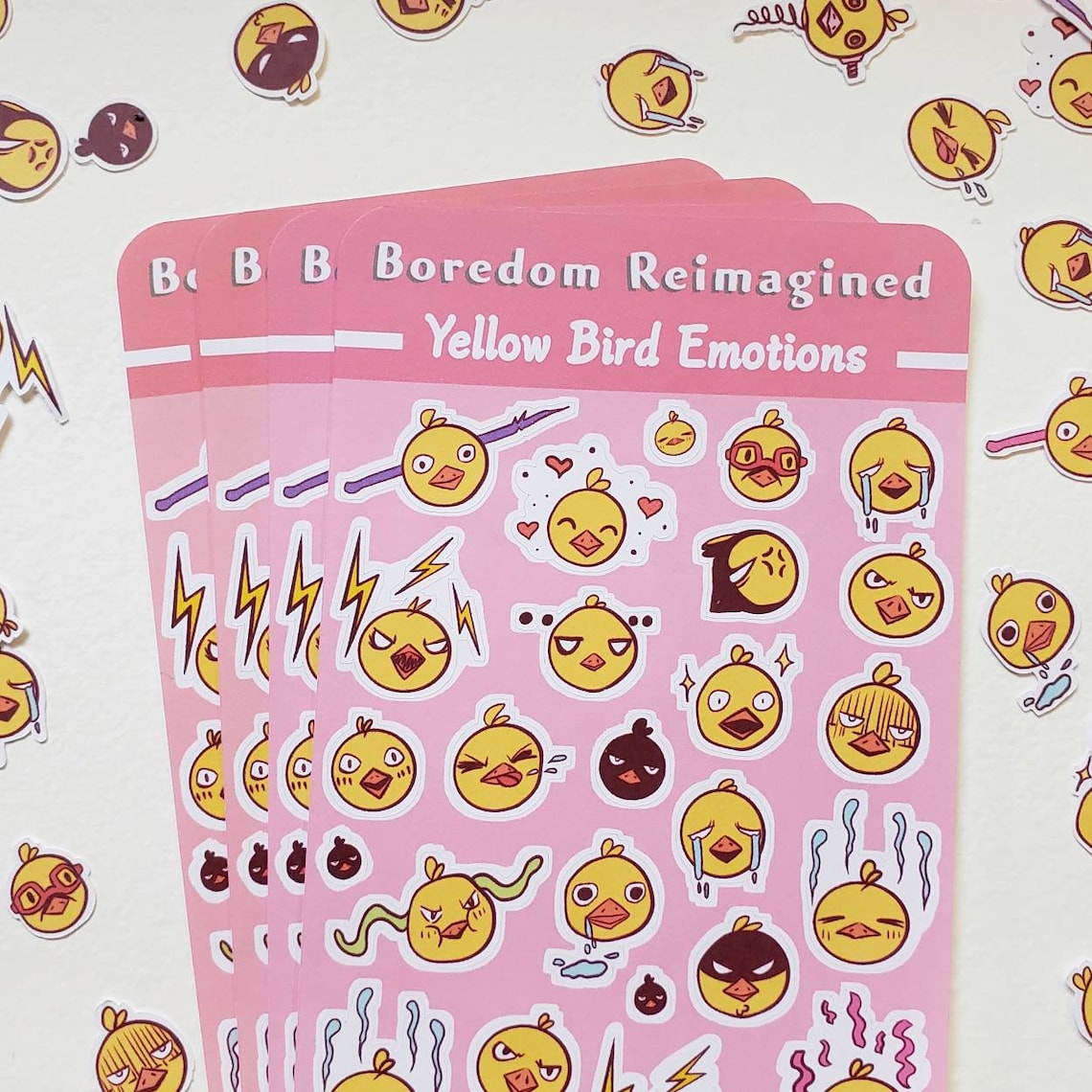 Cute Different Emotions Sticker Sheet for Planner / Journal / | Etsy