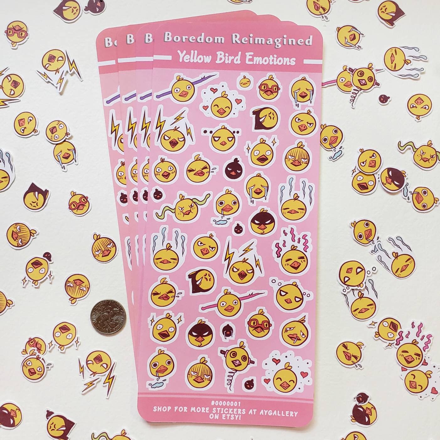 Cute Different Emotions Sticker Sheet for Planner / Journal / | Etsy