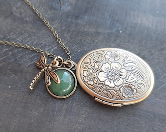 Medaillonkette Mint Vintage, Medaillon Kette Mint Vintage, necklace medallion mint vintage, necklace with medallion, Kette Mint Vintage