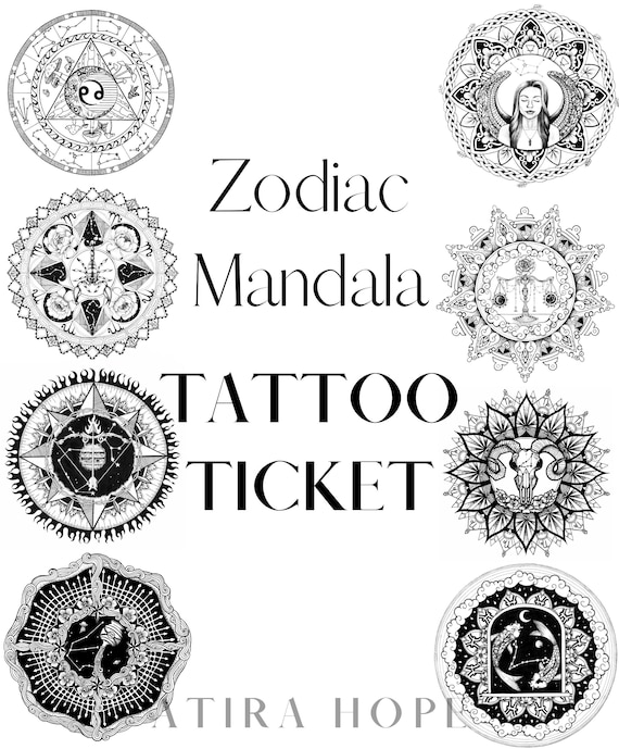 Zodiac Pack: Aries + Leo + Sagittarius – INKED by Dani Temporary Tattoos