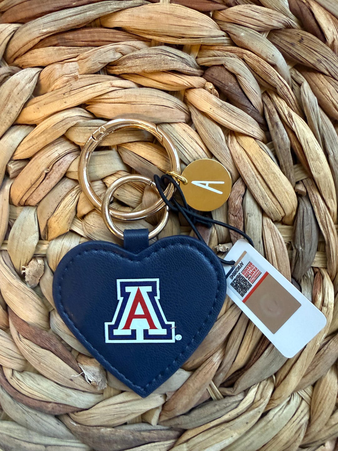 University of Arizona Key Chain, Game Day Bag Tag,high School ...