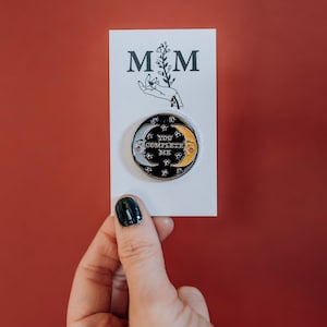 You Complete Me - enamel pin | couple pin | friendship pin | relationship enamel pin | moon pin