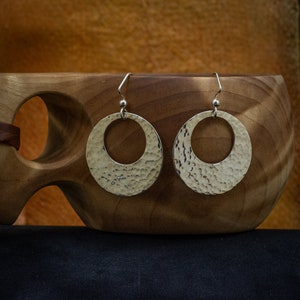 LONGUES NUITS DE LUNE // Argent sterling / Boucles d'oreilles style sami / Style celtique / Pièce unique / Pendentif sami / Boîte-cadeau et carte