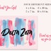 Delta Zeta Sorority Printable Art Print DZ Sorority Wall - Etsy