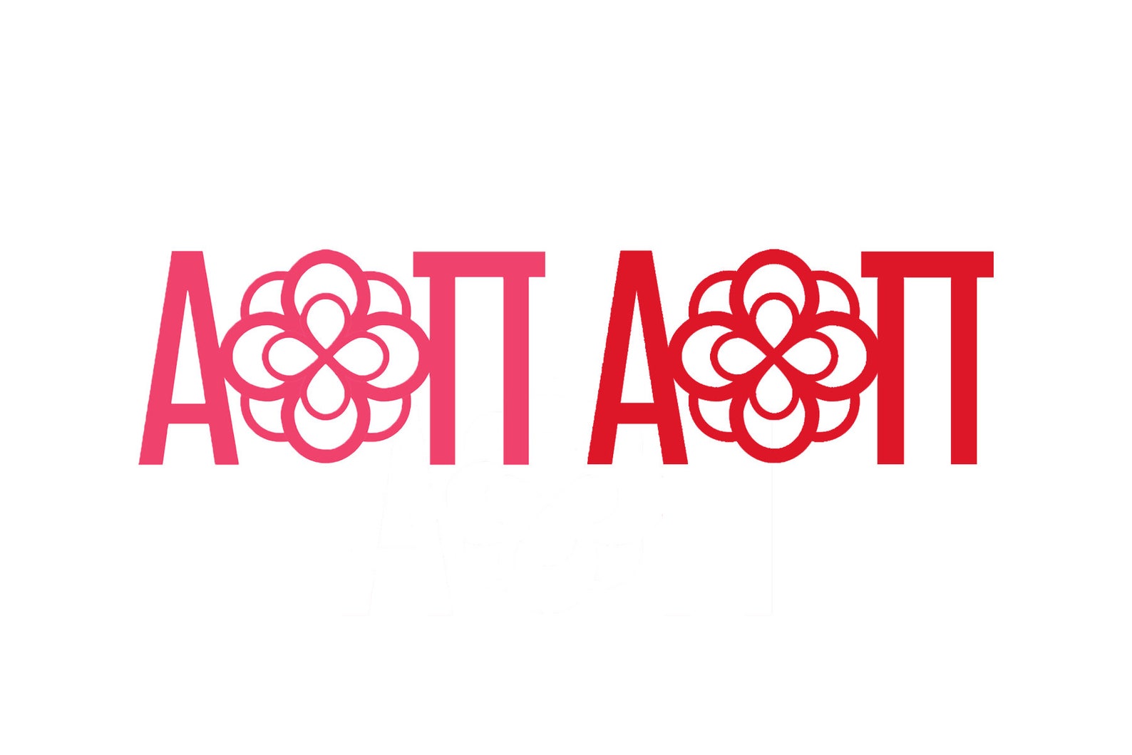 Alpha Omicron Pi Decal Alpha Omicron Pi New Logo Decal Etsy