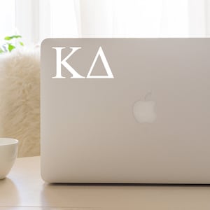 Kappa Delta Sorority Car Decal, Kay Dee Laptop Sticker, Sorority Gift