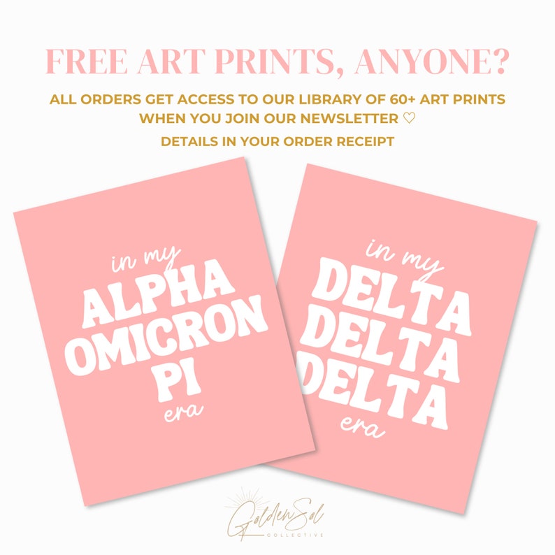 Zeta Tau Alpha Sorority Blue Printable Art Print, ZTA Sorority Wall ...