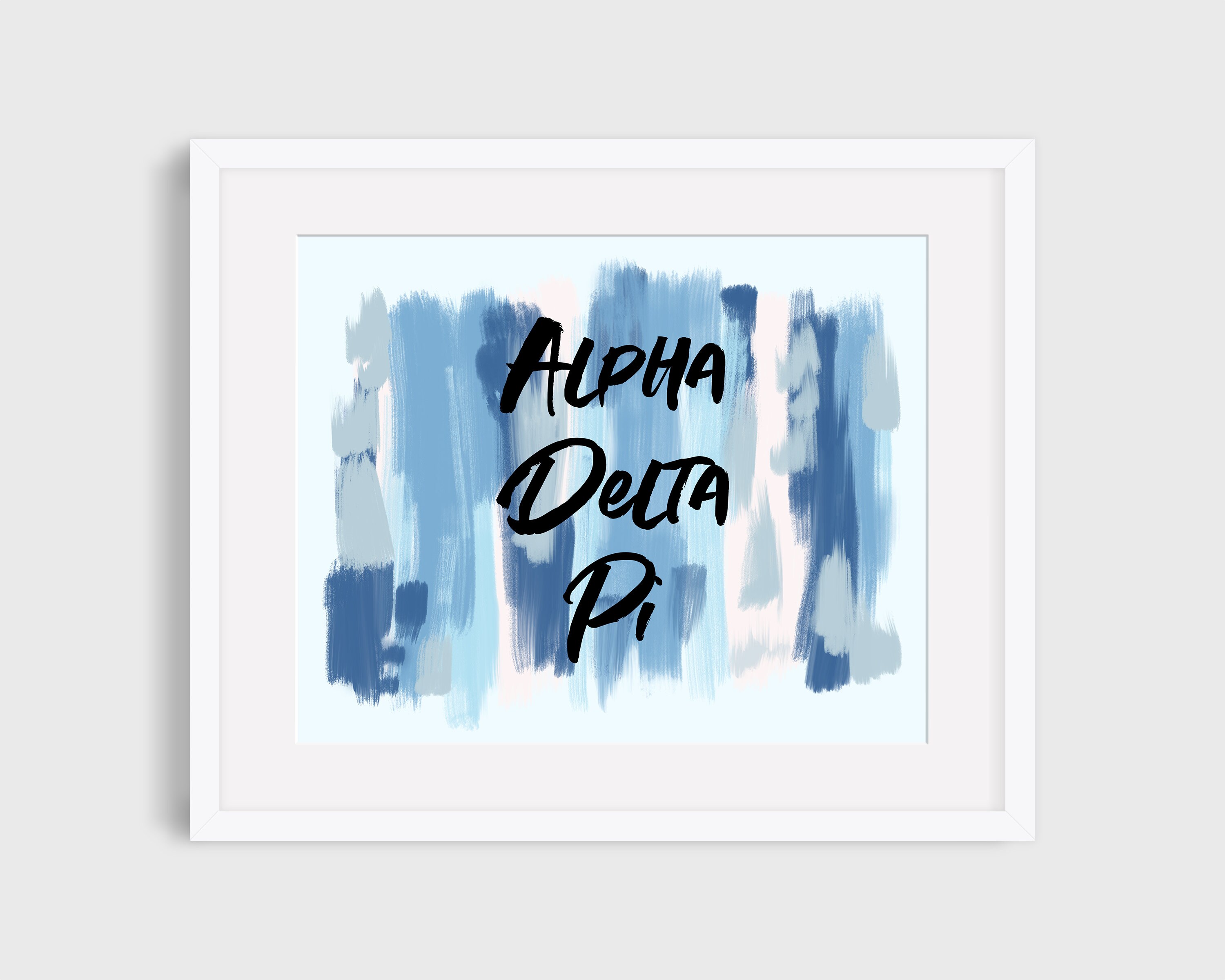 Alpha Delta Pi - Manta Gruesa A Cuadros, Perfecta Para Grandes Regalos De Hermandad De Mujeres Pequeñas, Manta De Regalo Suave, Acogedora Y Cómoda, 50 X 62 Pulgadas