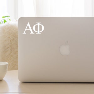 Alpha Phi Sorority Car Decal, APhi Laptop Sticker, Sorority Gift