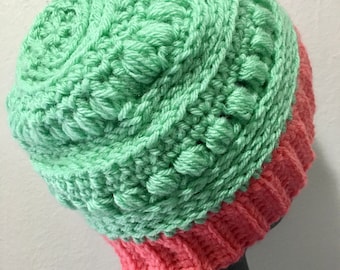 RTS: Fitted Gable Beanies; Crochet Beanie