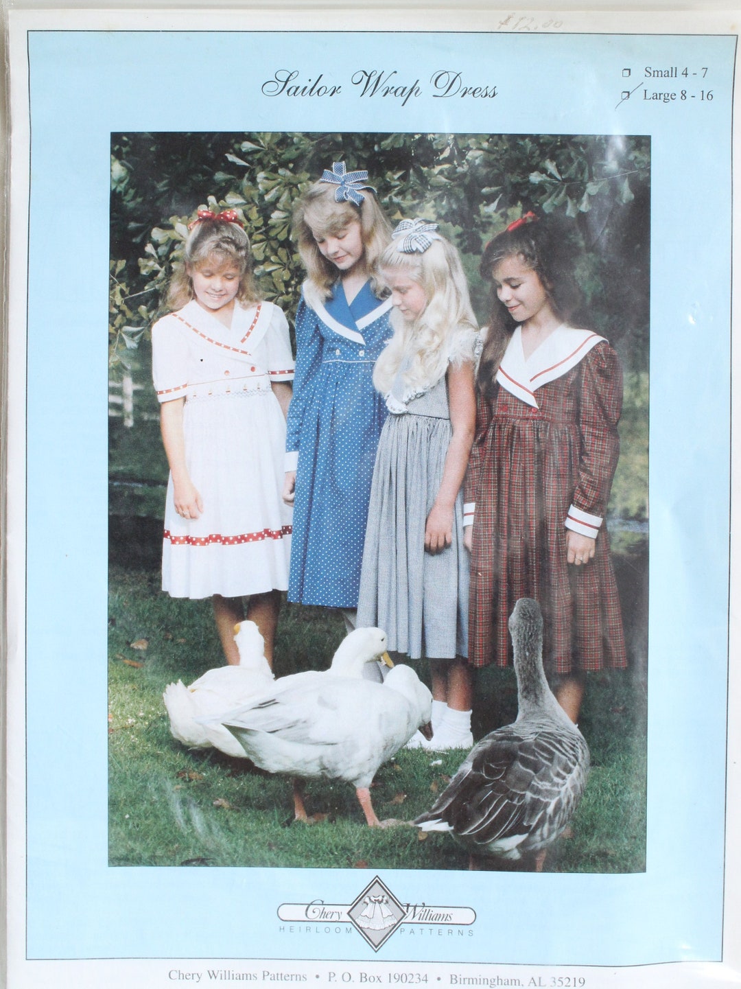 girls-sailor-dress-pattern-wrap-dress-chery-williams-etsy