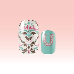 Cowgirl Horses Custom Nail Polish Strips