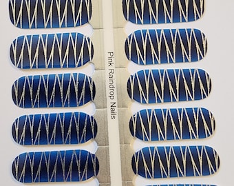 Metallic Ombre Nail Polish Strips - Etsy