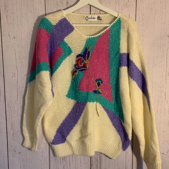 Carducci Vintage 1980s Knit Sweater