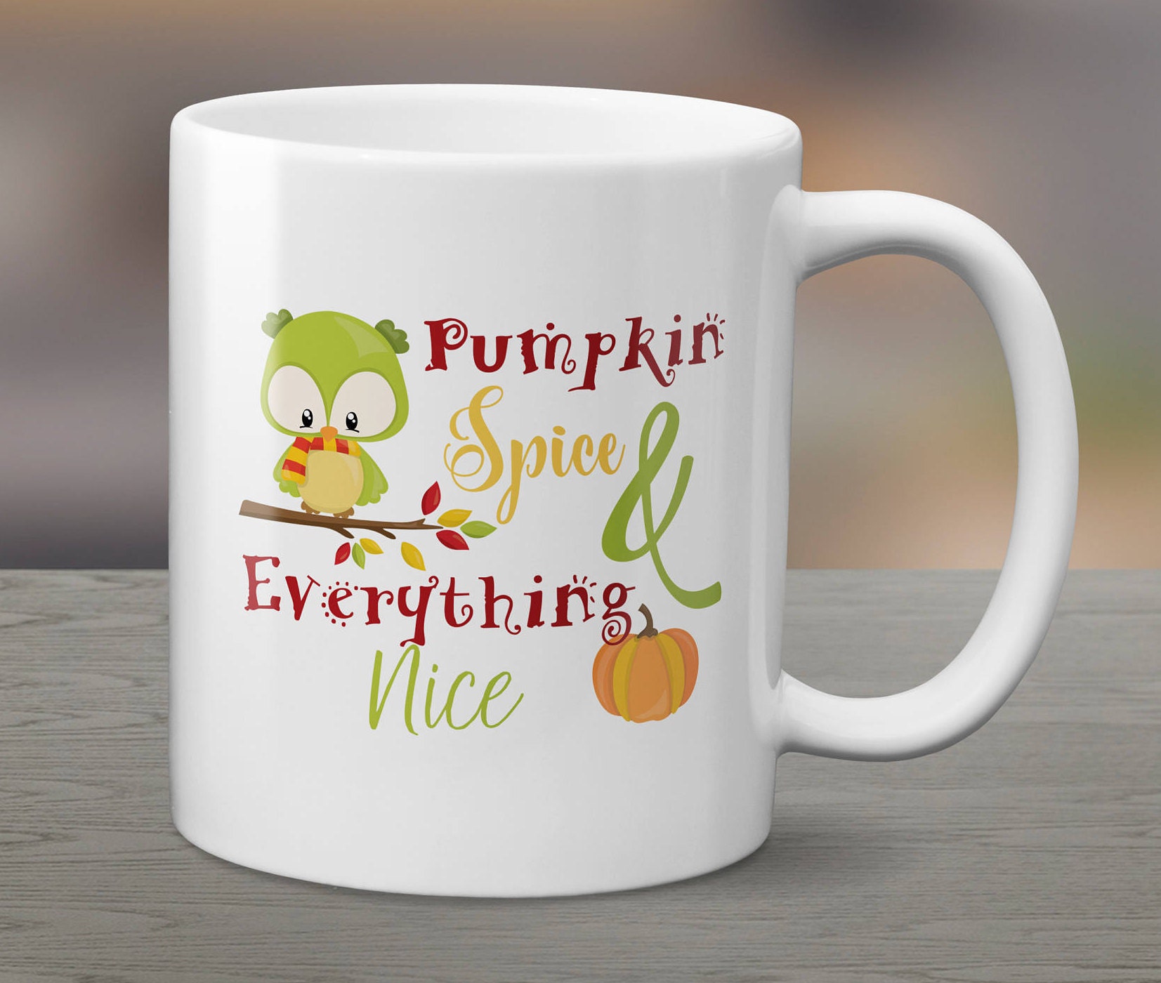 Fall Coffee Mug Gift for Her Fall Mug Autumn Coffee Mug Etsy