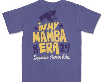 In My Mamba Era Tee, Basketball Graphic Tee, Retro Sports Streetwear Shirt, Basketball Fan Gift for Men Women