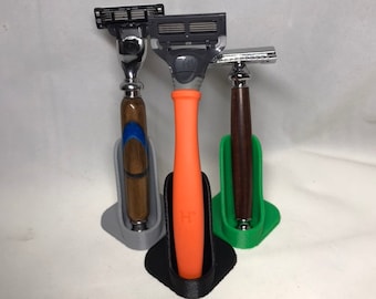 3D Printed Universal Razor Stand, Fits Harry's, Mach 3, Fusion