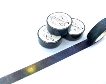 Moon washi tape, Night sky washi, Journaling supplies, Mindfulness planner, Scrapbooking supplies, Bullet journal