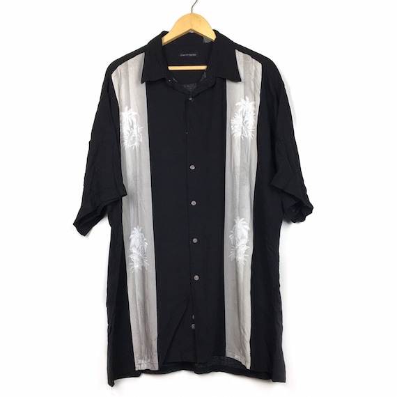 Pierre Cardin 100% Rayon Aloha Shirt Size XL