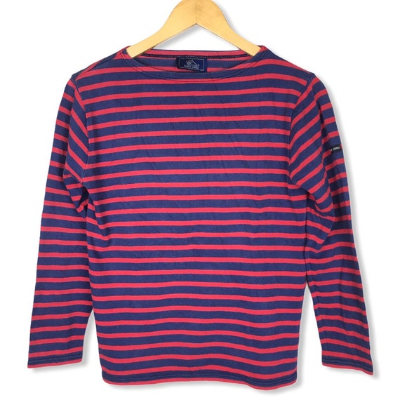 Vtg Saint James Breton Stripe Sailor Shirt