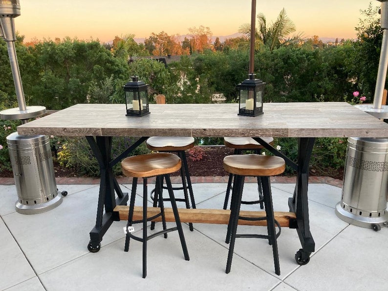 Metal Table Legs Metal Table Legs With Wheels Metal Table Etsy