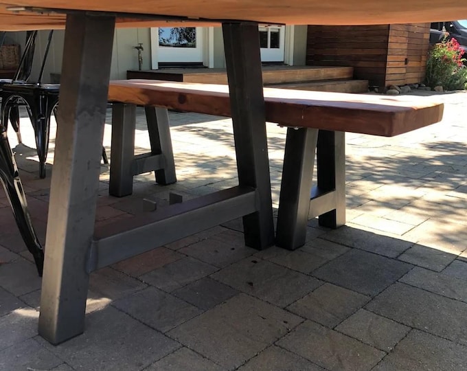 Metal Table Legs, A-shaped steel base, Very Heavy Duty Steel Legs