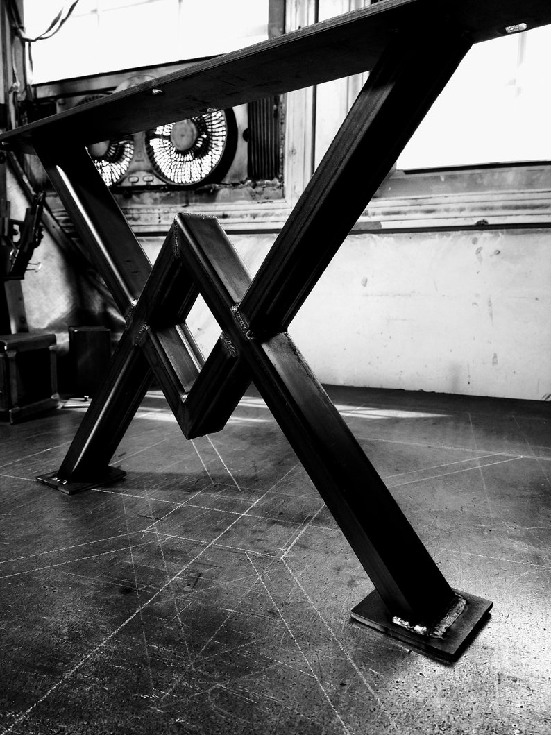 Farmhouse Table Base Metal Table Legs Metal Table Base Etsy