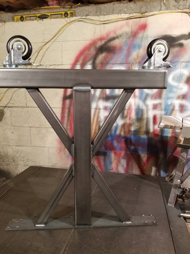 Metal Table Legs, Casters, Super Industrial